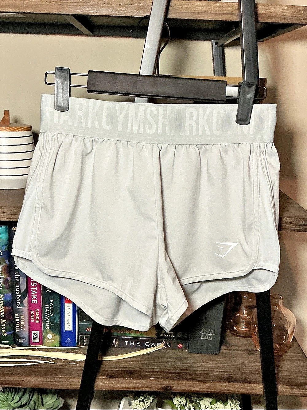 Gymshark Athletic Shorts Light Grey Size XS Like New